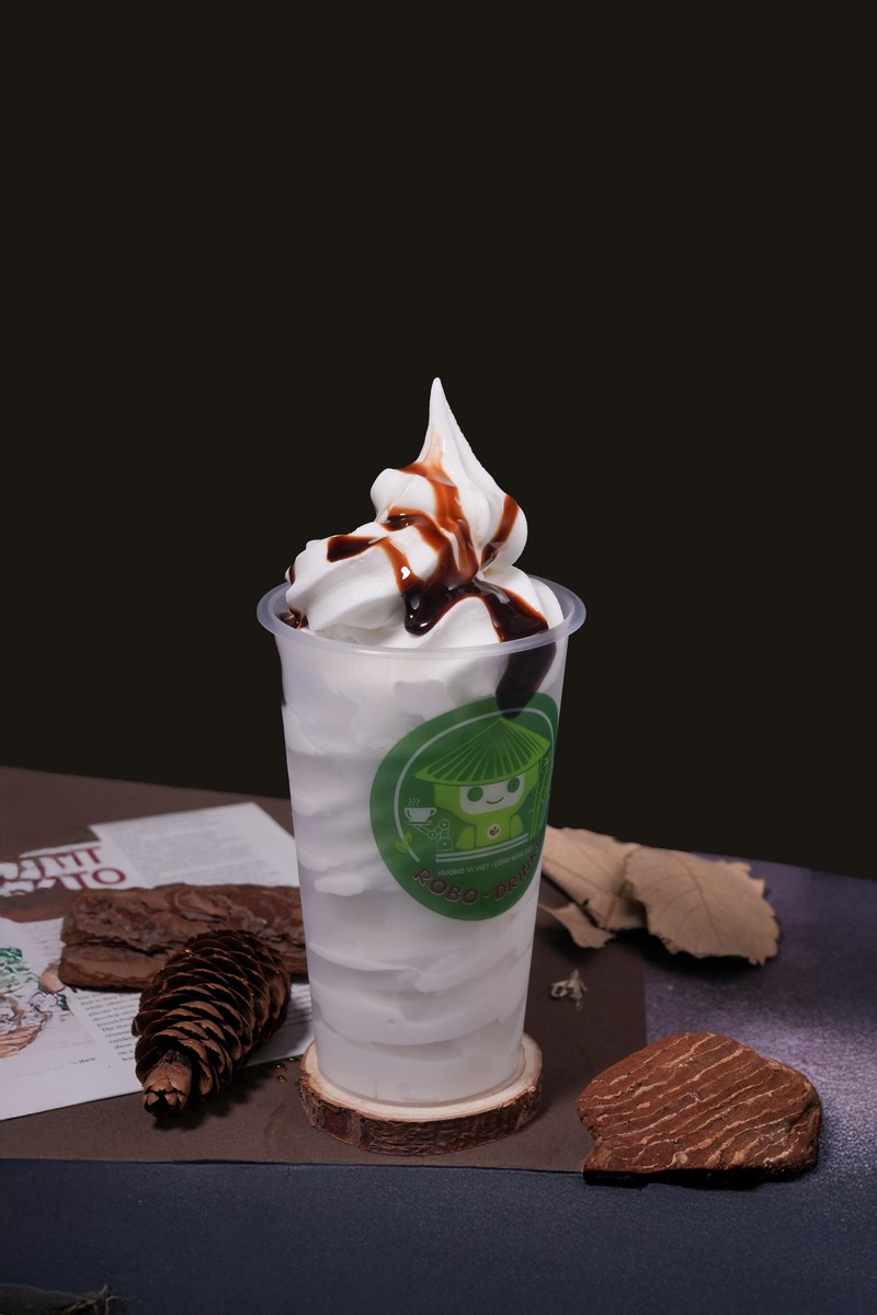 Chocolate covered whipped cream